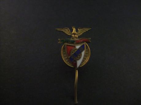 Benfica SLB( Sport Lisboa e Benfica) voetbalclub Portugal E Pluribus Unum ( (alles voor één) goudkleurige kroon emaille inleg